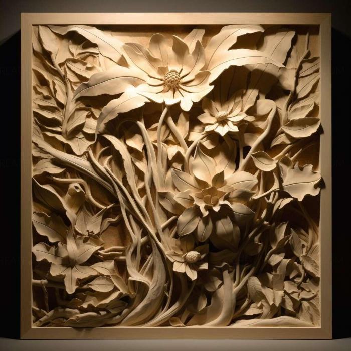 نموذج ثلاثي الأبعاد لآلة CNC 3D Art 